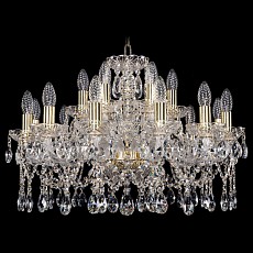Подвесная люстра Bohemia Ivele Crystal 1413 1413/12+6/220/G