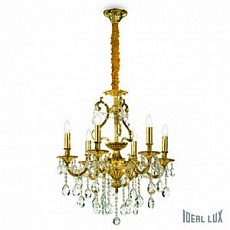 Подвесная люстра Ideal Lux Gioconda GIOCONDA SP6 ORO