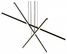 Подвесная люстра Natali Kovaltseva LED LAMPS 81103 LED LAMPS 81103/3C BLACK