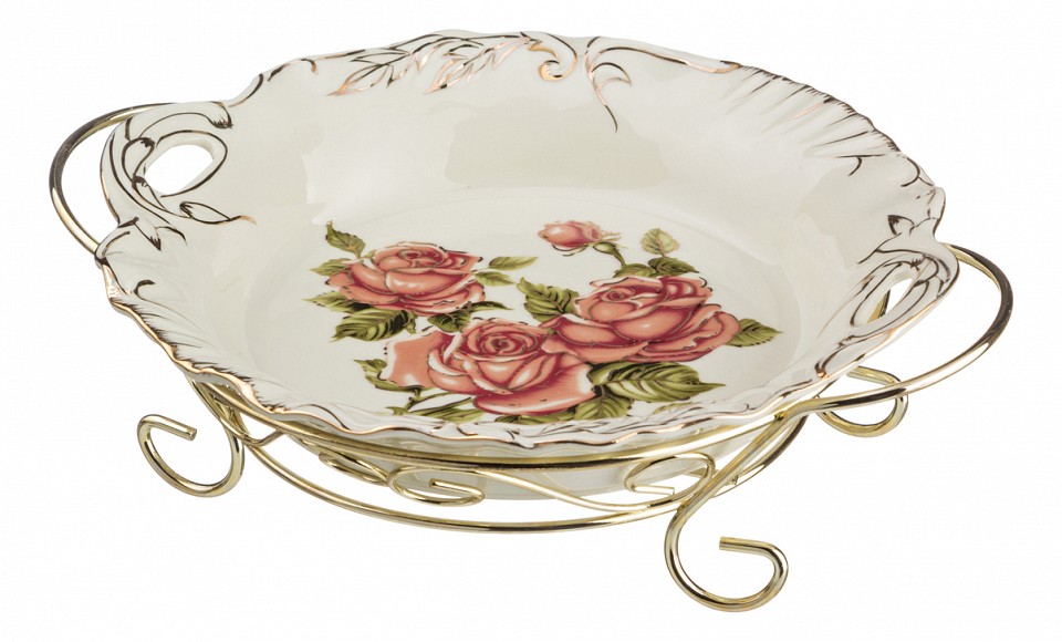 Чаша декоративная (23х21х8 см) Корейская роза 126-528