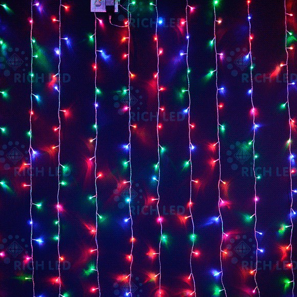 Бахрома световая (5х0.7 м) Хамелеон RL-i5*0.7-T/ARGB