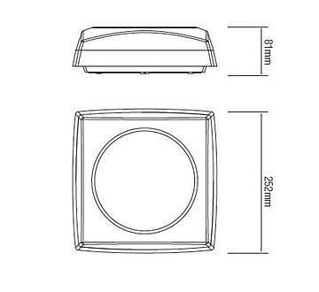 Накладной светильник Horoz Electric Модерн HRZ00001419