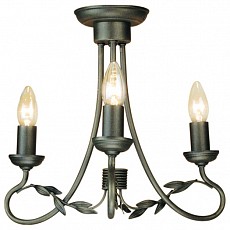 Подвесная люстра Elstead Lighting Olivia OV3 BLK/GOLD