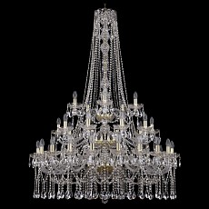 Подвесная люстра Bohemia Ivele Crystal 1413 1413/20+10+5/400/h-158/3d/G