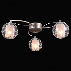 Потолочная люстра Natali Kovaltseva Twin TWIN 75089/3C NICKEL, CHROME