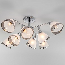 Люстра на штанге Eurosvet Paola 30126/8 хром