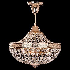 Люстра на штанге Eurosvet 10023 10023/6 золото/прозрачный хрусталь Strotskis