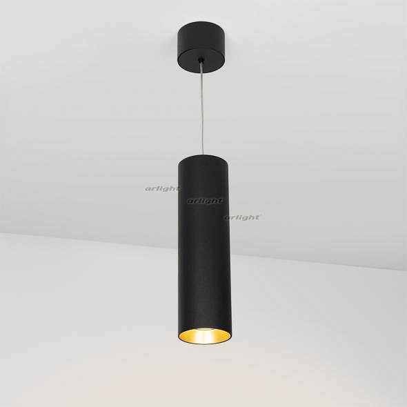 Подвесной светильник Arlight SP-POLO-HANG-LONG300-R85-15W Warm3000 (BK-GD, 40 deg) 027412