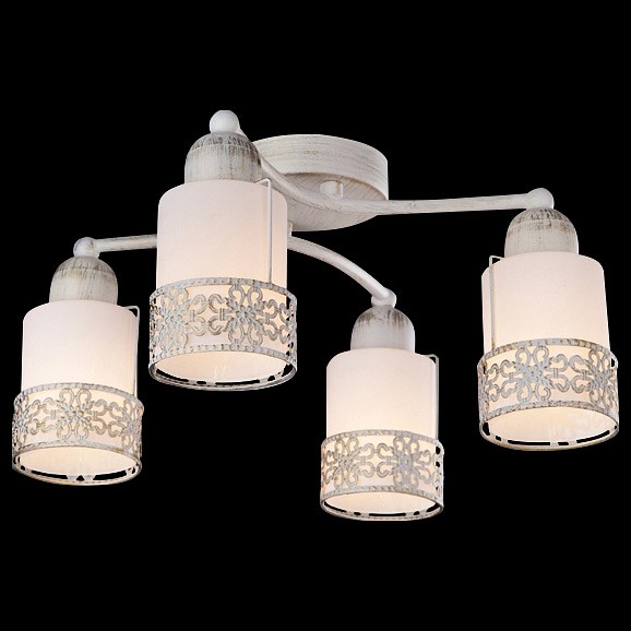 Потолочная люстра Eurosvet 70005 70005/4 белый с золотом