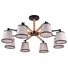 Люстра на штанге Imex 809 MD.0809-8-S BK+BR