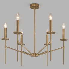 Люстра на штанге Eurosvet Anders 60142/6 латунь