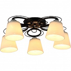 Потолочная люстра Imex  MD.0190-5-S CH+BK