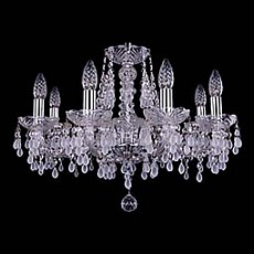 Подвесная люстра Bohemia Ivele Crystal 1410 1410/8/195/Ni/V0300