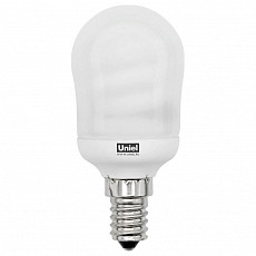 Лампа компактная люминесцентная Uniel  E14 10Вт 2700K 01386