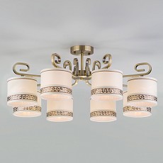 Потолочная люстра Eurosvet Frangia 60086/8 античная бронза