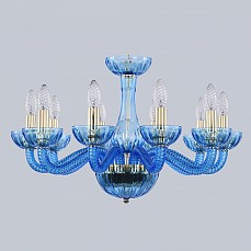 Подвесная люстра Bohemia Ivele Crystal Ivele Crystal 6 1311/10/200 G Aq/Aquamarime/M-1H