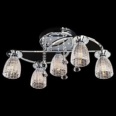 Потолочная люстра Eurosvet 70210 70210/5 хром/белый