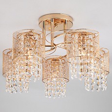 Люстра на штанге Eurosvet Bonnie 30137/5 золото