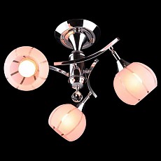 Люстра на штанге Eurosvet 3353-3457 3353/3 хром/розовый