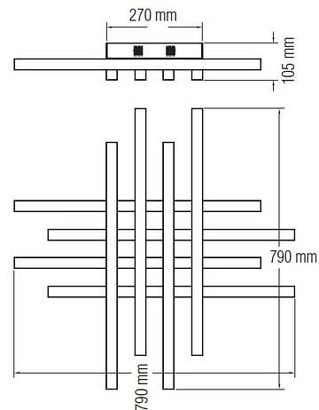 Накладной светильник Horoz Electric Trend HRZ00002296