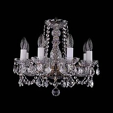 Подвесная люстра Bohemia Ivele Crystal 1402 1402/8/141/Pa/Leafs