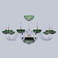 Подвесная люстра Bohemia Ivele Crystal Ivele Crystal 1 1308/10/300 G Cl/Clear-Green/H-1I