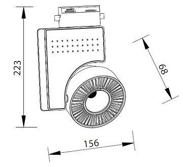 Светильник на штанге Horoz Electric Zurih HRZ00000879