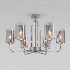 Люстра на штанге Eurosvet Defi 60138/6 сатин-никель