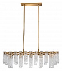 Люстра на штанге Indigo Brina 12027/10PL Brass