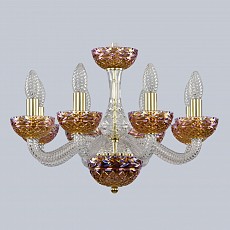 Подвесная люстра Bohemia Ivele Crystal Ivele Crystal 6 1311/8/165 G Cl/Shampan/M-1F