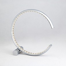 Настольная лампа декоративная Eurosvet Vortex 80411/1 хром 10W