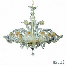 Подвесная люстра Ideal Lux Rialto RIALTO SP8 AMBRA