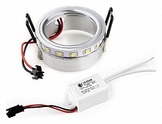 Встраиваемый светильник Ambrella Compo Spot 102 LED SET STEP+DRIVER (AL 4200K с бортом)