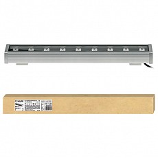 Накладной светильник Uniel ULF-Q552 ULF-Q552 9W/WW IP65 SILVER картон