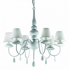 Подвесная люстра Ideal Lux Blanche BLANCHE SP6 BIANCO