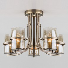 Потолочная люстра Eurosvet Coppa 60085/5 античная бронза