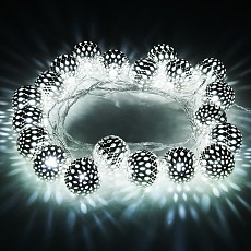 Гирлянда Супернить Eurosvet 400-003 400-003 хром/белый с эффектом мерцания