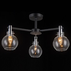 Люстра на штанге Natali Kovaltseva Sphere SPHERE 81021-3C MATT BLACK