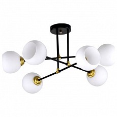 Потолочная люстра Imex 2809 MD.2809-6-S BK+FGD