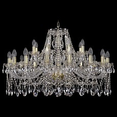 Подвесная люстра Bohemia Ivele Crystal 1413 1413/16+8/360/G