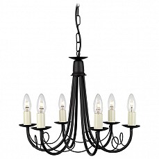 Подвесная люстра Elstead Lighting Minster MN6 BLACK