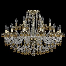 Подвесная люстра Bohemia Ivele Crystal 1610 16110/12+6/300 G V1003