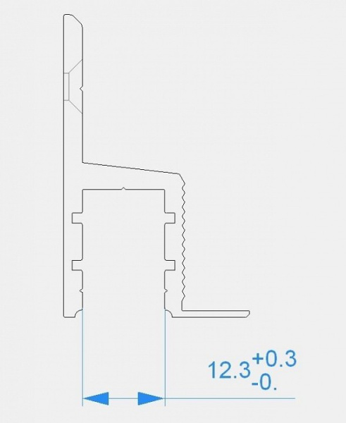 Профиль накладной Deko-Light ET-03-10 975484