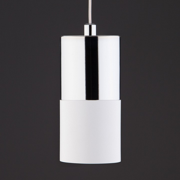 Подвесной светильник Eurosvet Mini Topper 50146/1 хром/белый