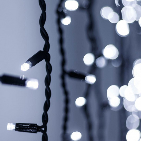 Занавес световой [2x3 м] Curtain ARD-CURTAIN-PRO-2000x3000-BLACK-760LED-FLASH WHITE/WHITE (230V, 70W)