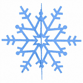 Елочная игрушка [31 см] Снежинка резная 3D 502-343