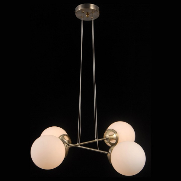 Подвесная люстра Natali Kovaltseva Molecule MOLECULE 81047-4C ANTIQUE BRASS