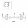 Потолочная люстра Odeon Light Hales 2613/6C