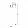 Торшер Odeon Light Glen 2266/1F