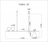 Люстра на штанге Moderli Holly V4001-3P
